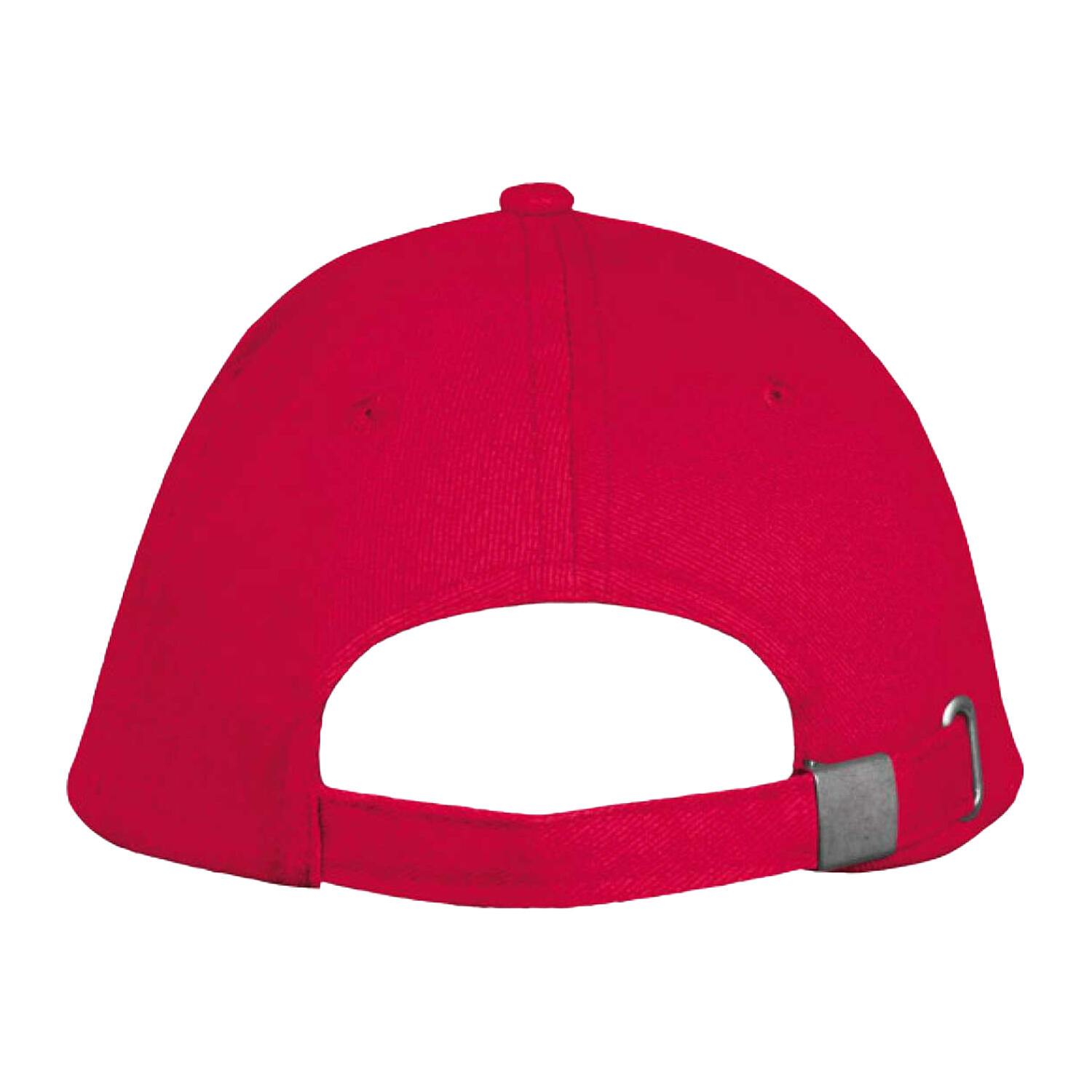 Gorra Long Beach 5 Paneles Rojo, Blanco 2/4