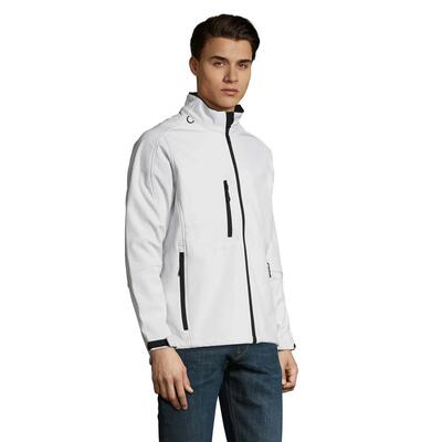 Heren relax soft shell jas (donkere chocolade)