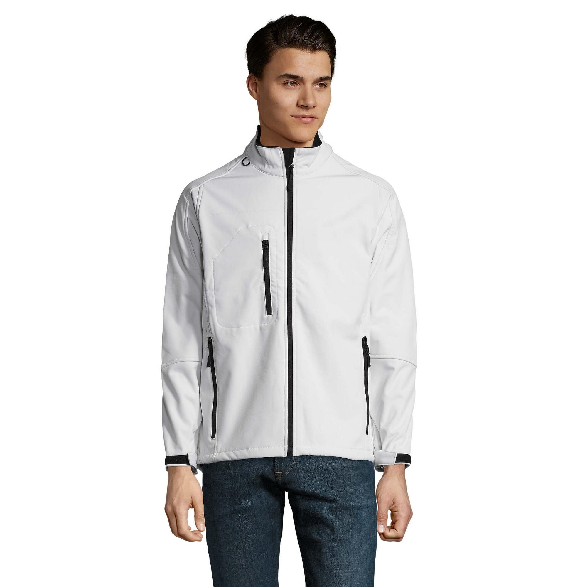 SOL'S Heren Relax Soft Shell Jas (Wit)