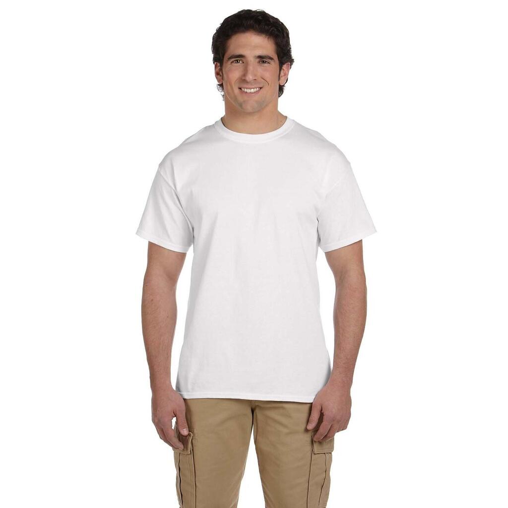 Unisex Adult Heavy Cotton TShirt (White)