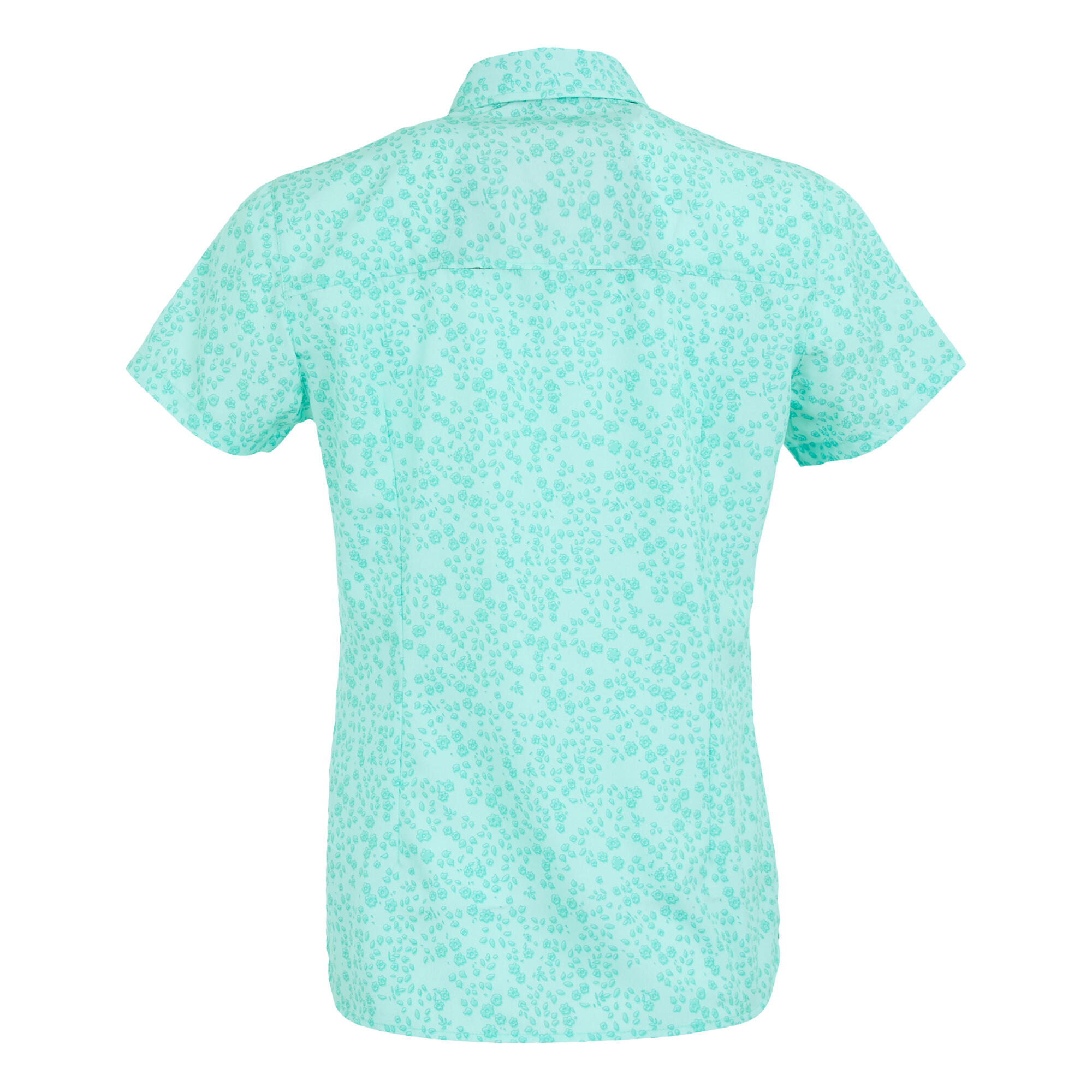 T-shirt Korte Mouwen Hiking Dames Ademend Lichtgewicht Compact 6/6