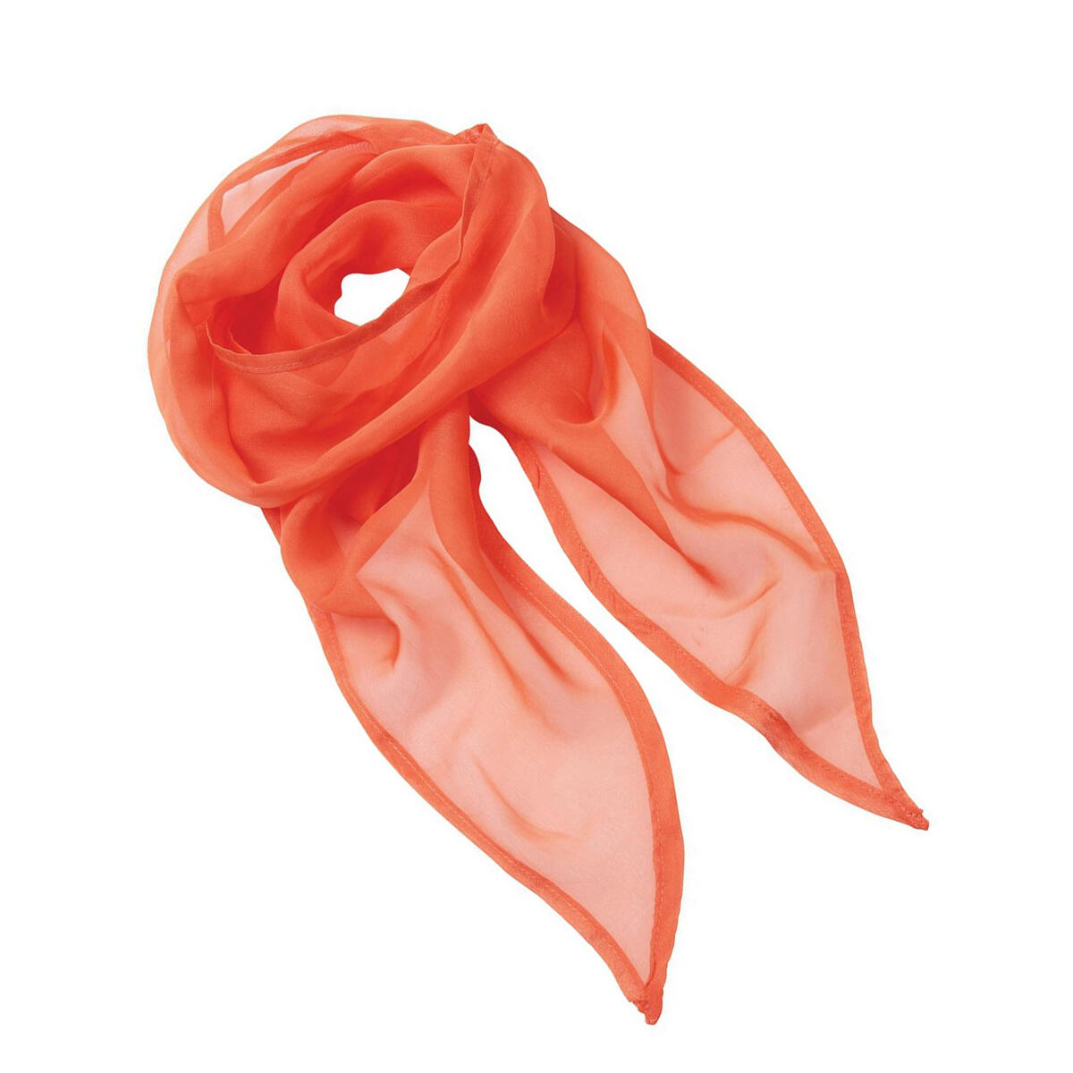 Cachecol Chiffon Mulher (Laranja) 2/3