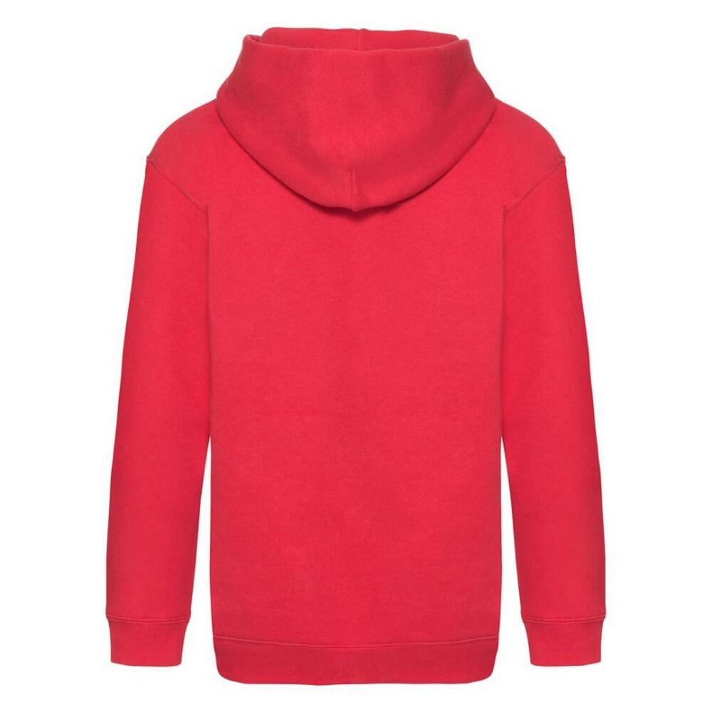 Felpa Con Cappuccio Bambini Fruit Of The Loom Premium Rosso 2/2