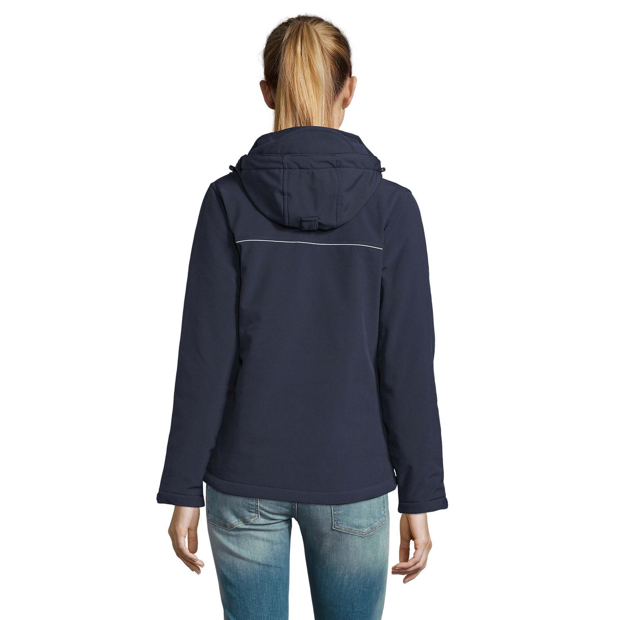 Casaco acolchoado Rock Soft Shell para senhora/senhora (marinha francesa) 2/4
