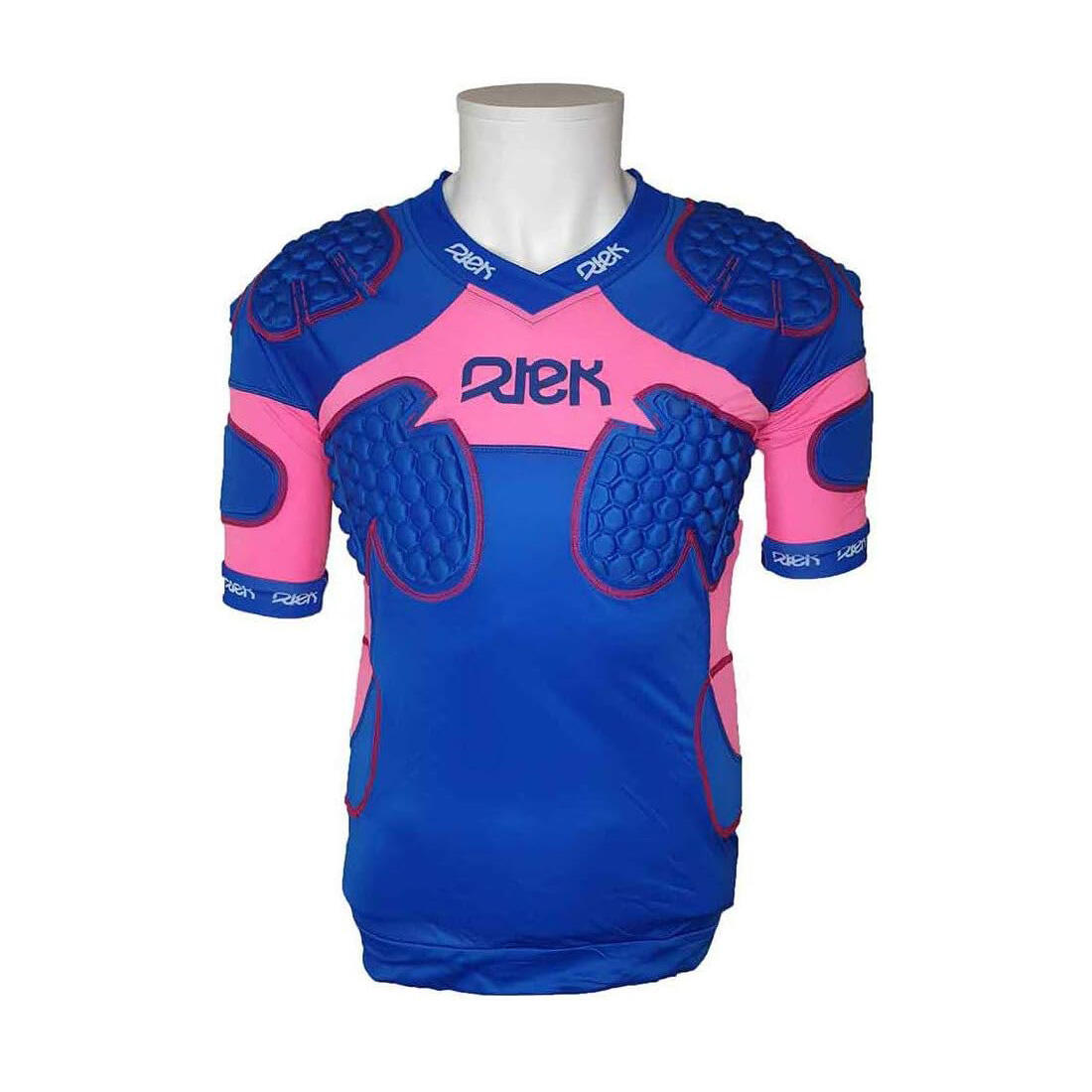 Rtek - Epaulière Rugby Pour Femme Rtek Mazzy Bleu Marine Et Rose - Protection Épaules Cheval - Bleu - 42 M/l - Decathlon