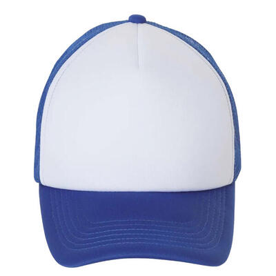 Bubble colour block baseball cap (wit/zwart)
