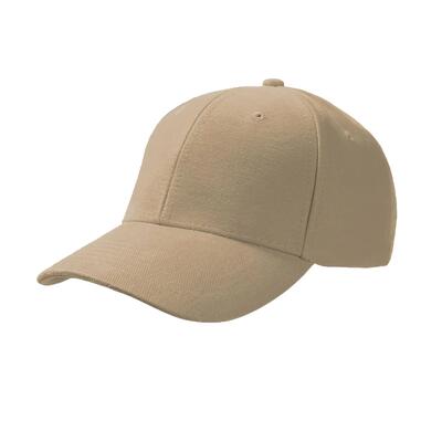 Pilot premium borstelkatoen 6 paneelkapje (khaki)