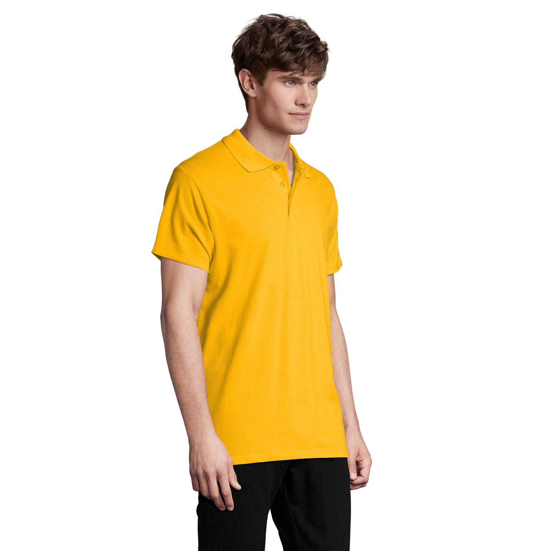 Polo SPRING Homme (Jaune Or) 3/4
