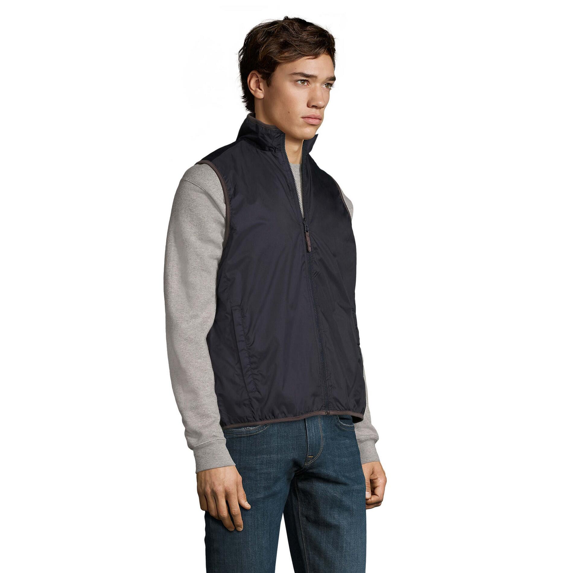 Veste Sans Manches WINNER Adulte (Bleu Marine) 3/4