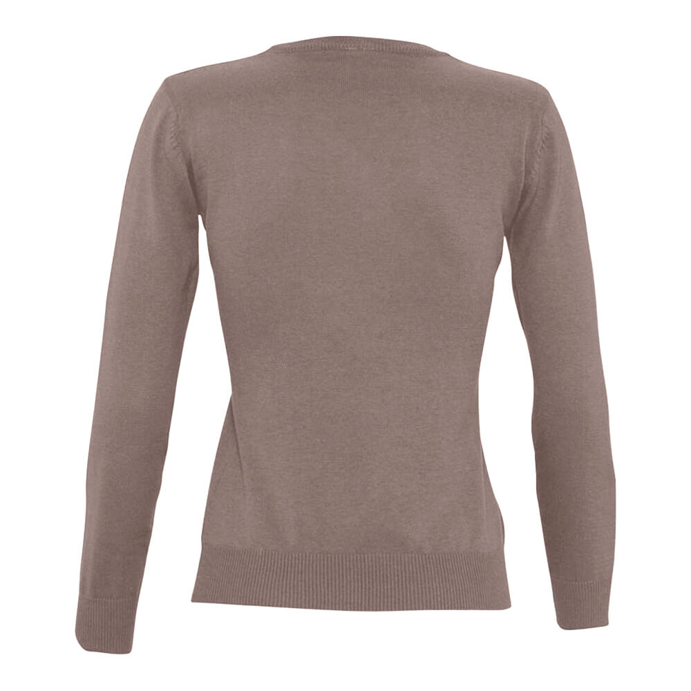 Felpa Scollo A V Donna SOLS Galaxy Grigio Intermedio 2/3