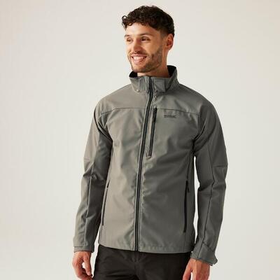 Herren Jacke Softshell - Arana. grau