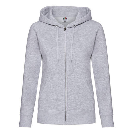 Sweat À Capuche PREMIUM SWEAT Femme (Gris Chiné)