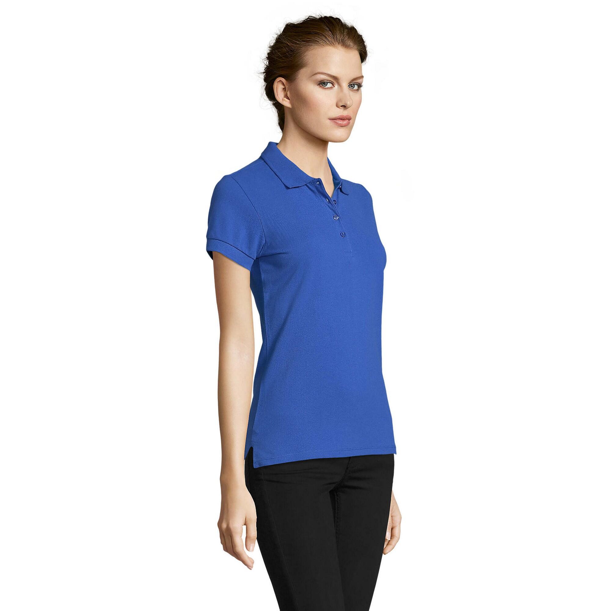 Polo PEOPLE Femme (Bleu Roi) 3/4