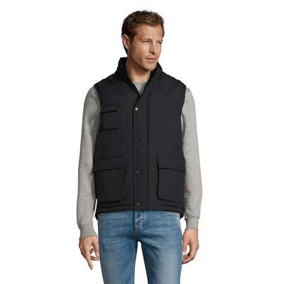 Unisex wells ripstop gilet voor volwassenen (zwart)