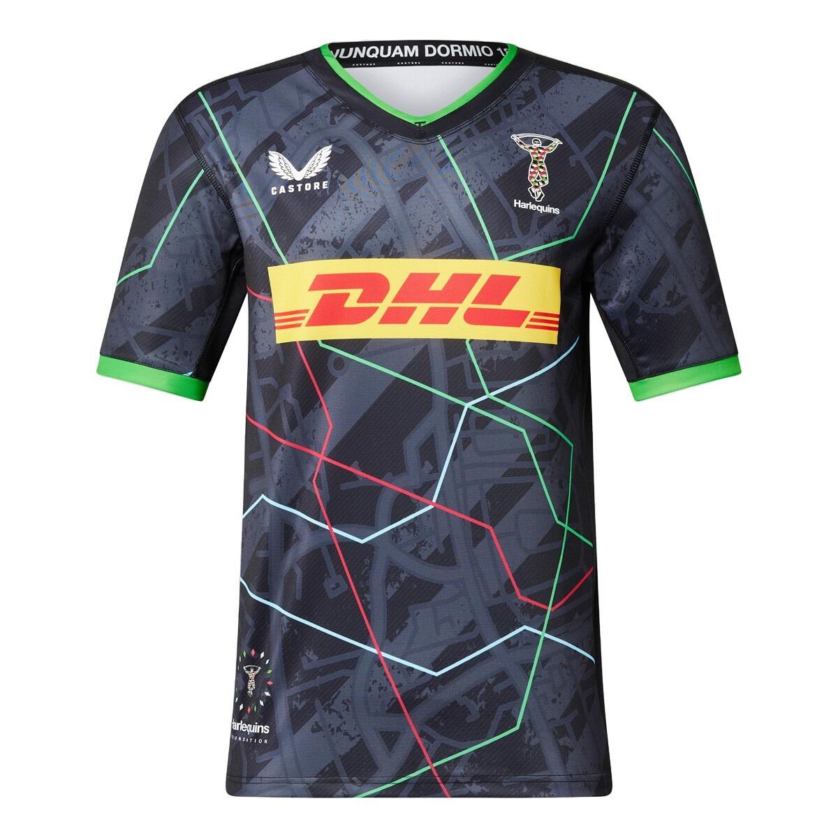 Castore Harlequins Mens Third Euro Rugby Shirt 1/5