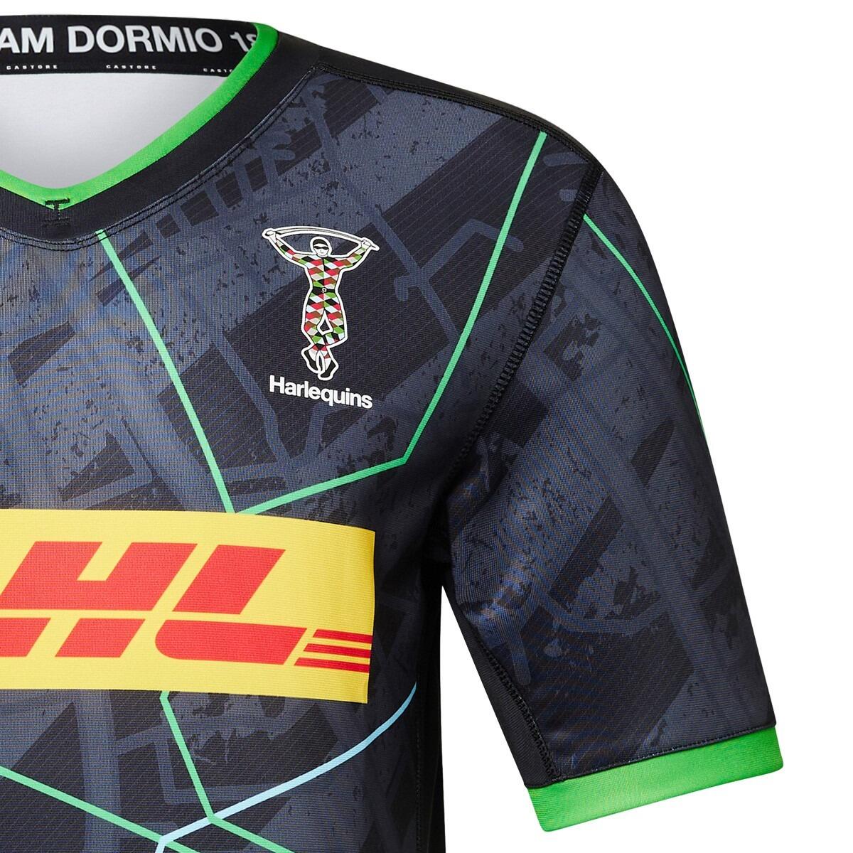 Castore Harlequins Mens Third Euro Rugby Shirt 3/5