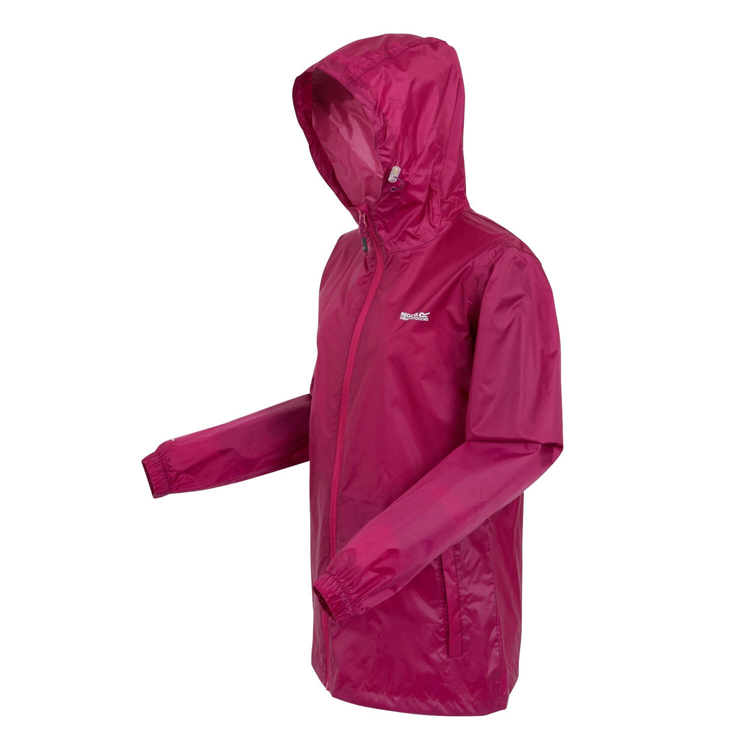 Veste Imperméable À Capuche PACK IT Femme (Bordeaux) 3/5