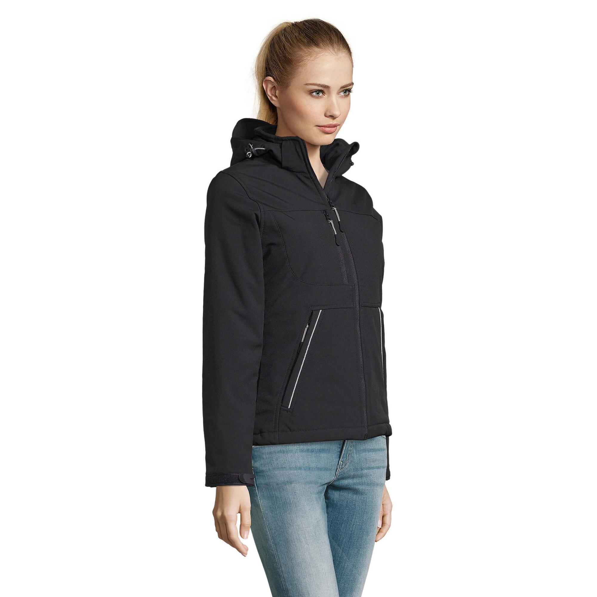 Veste Softshell ROCK Femme (Noir) 3/4
