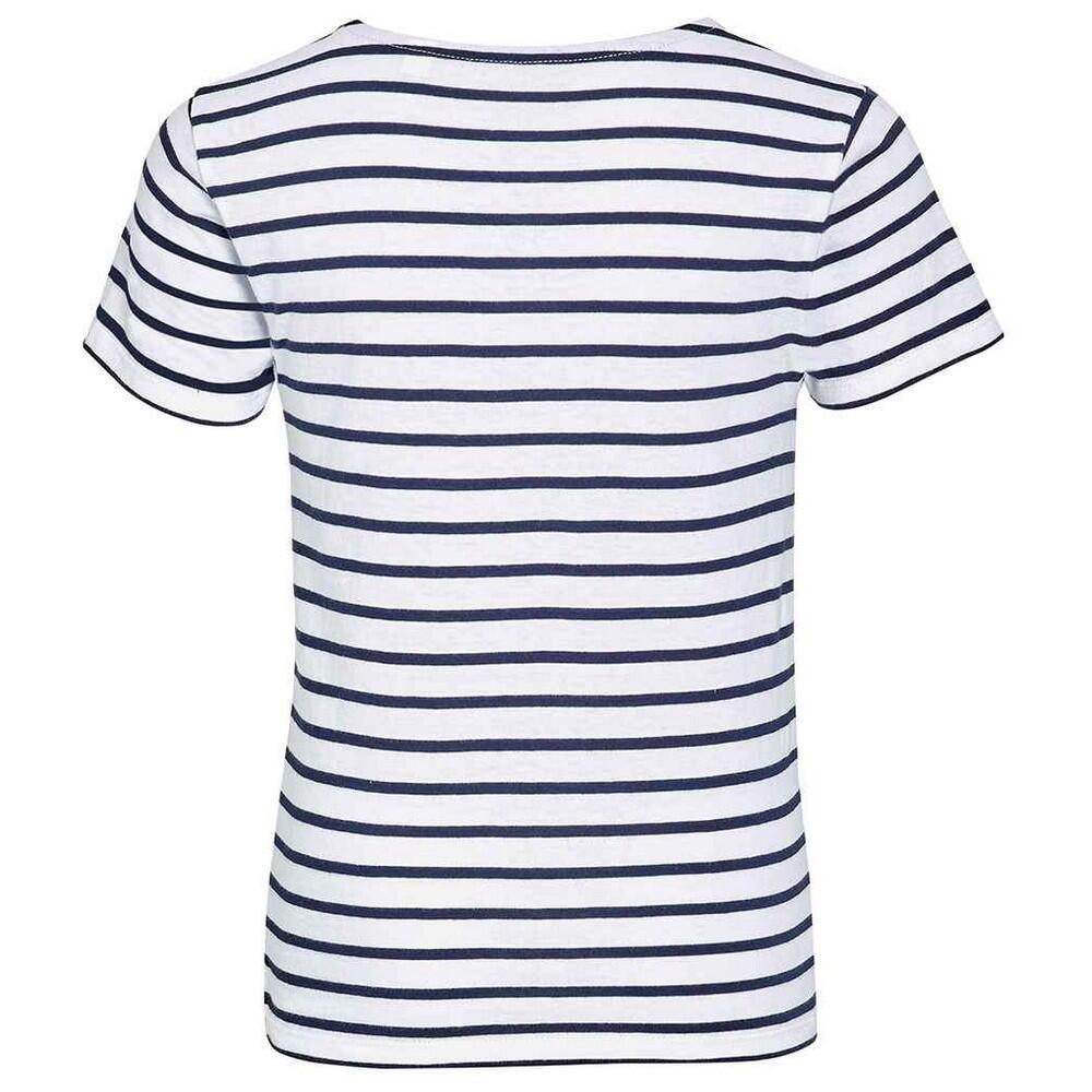 Tshirt MILES Enfant (Blanc / Bleu Marine) 2/4