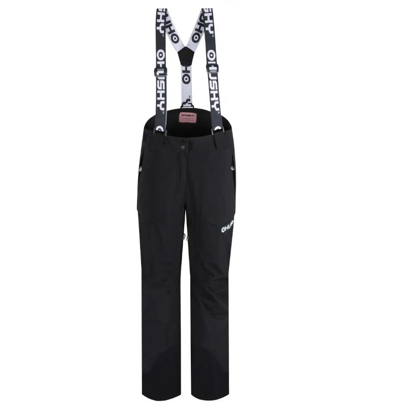 Skibroek voor dames Grati L Stretch 20.000 membraan  - Zwart 3/4