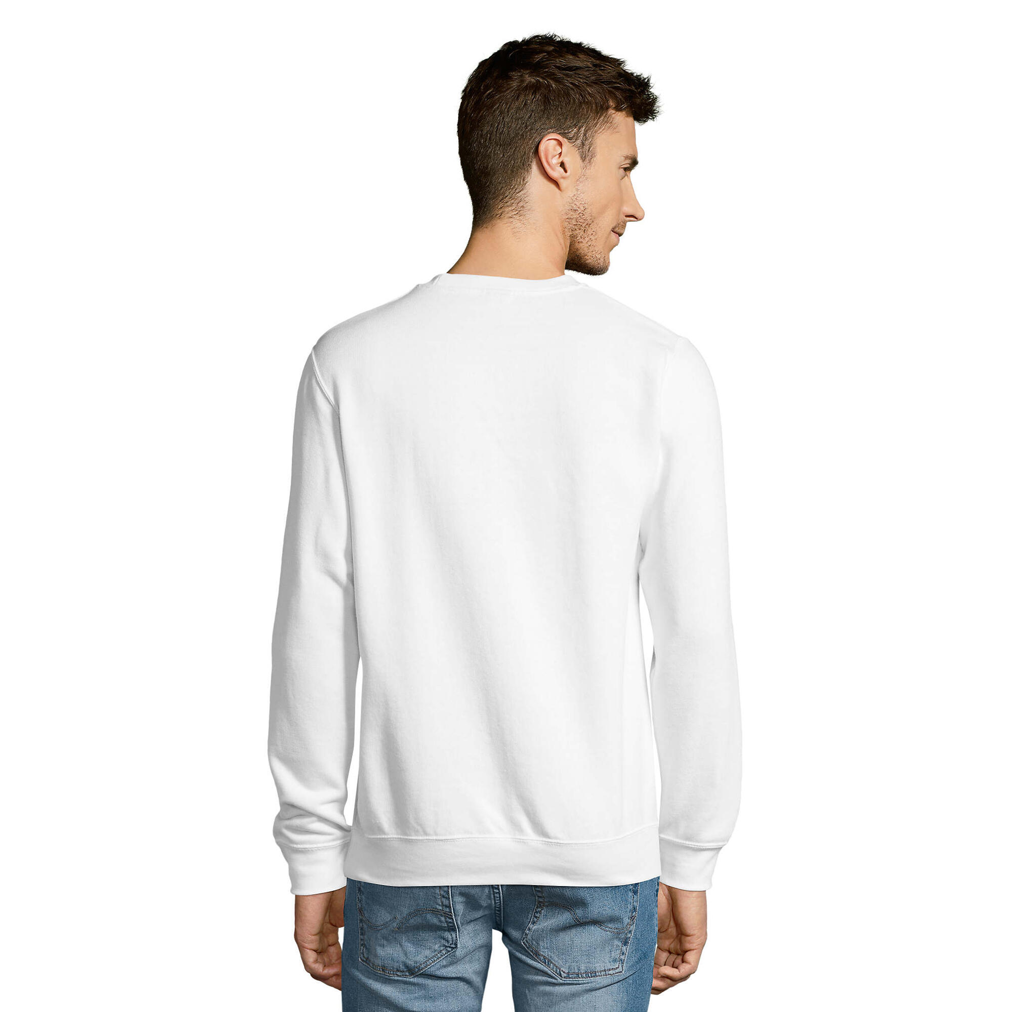 Felpa Adulto Unisex SOLS New Supreme Bianco 2/4