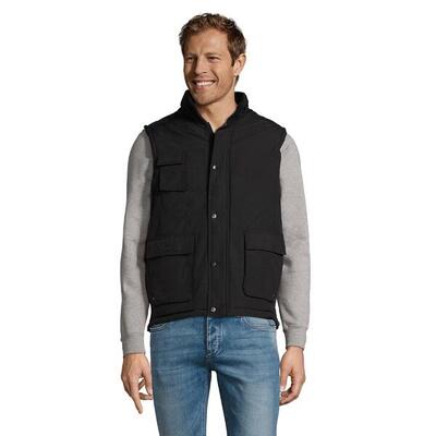 Unisex wells ripstop gilet voor volwassenen (zwart)