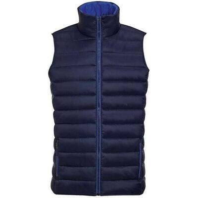 Heren wave lichtgewicht bodywarmer (metaalgrijs)