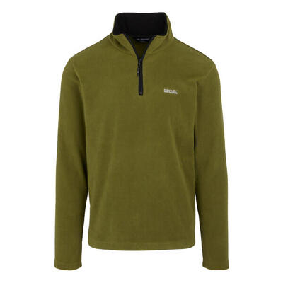 Geweldig voor buiten heren thompson half zip fleece sweater (nefrietgroen)