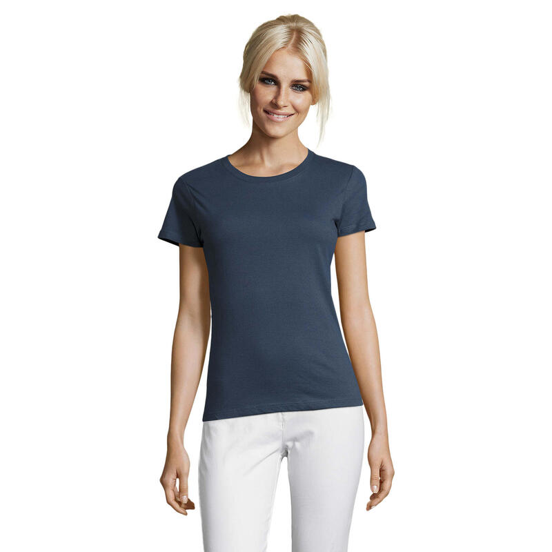Tshirt REGENT Femme (Bleu Denim)