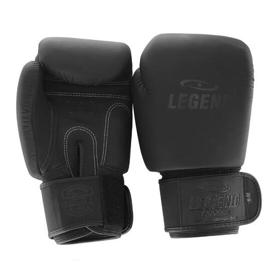 Gants de boxe SupremeGuard Elite Leather Matt Black
