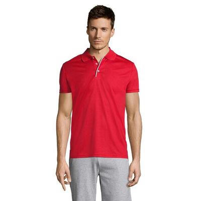 Heren performer sport poloshirt (wit)