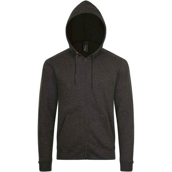 Felpa Con Cappuccio Adulto Unisex SOLS Stone Bianco