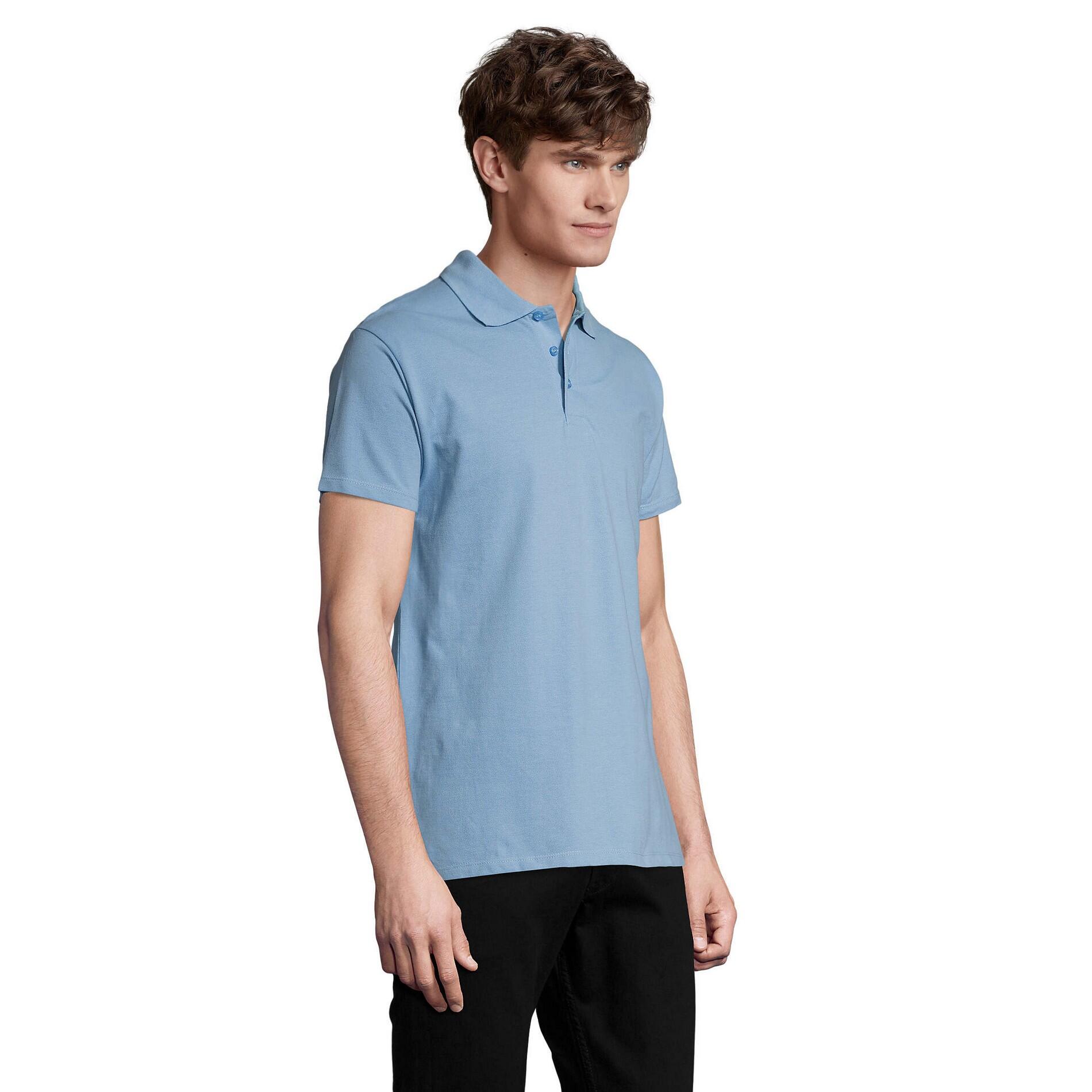 Polo SPRING Homme (Bleu Ciel) 3/4