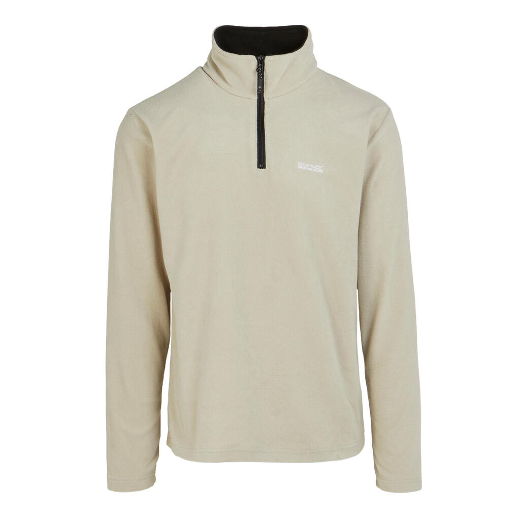 Regatta THOMPSON Men's Fleece, Off-White, Zip Neck