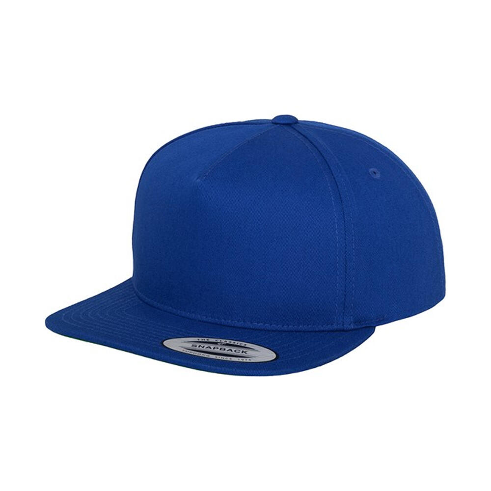 Classic 5 Panel Snapback Cap (Royal Blue)