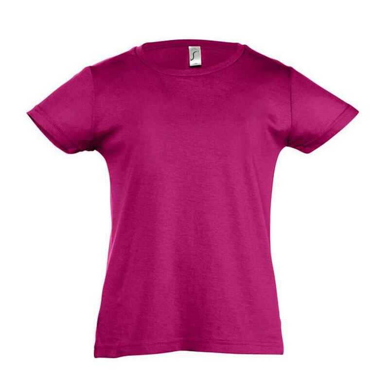 Childrens/Kids Girlie Cherry TShirt (Fuchsia) - Decathlon