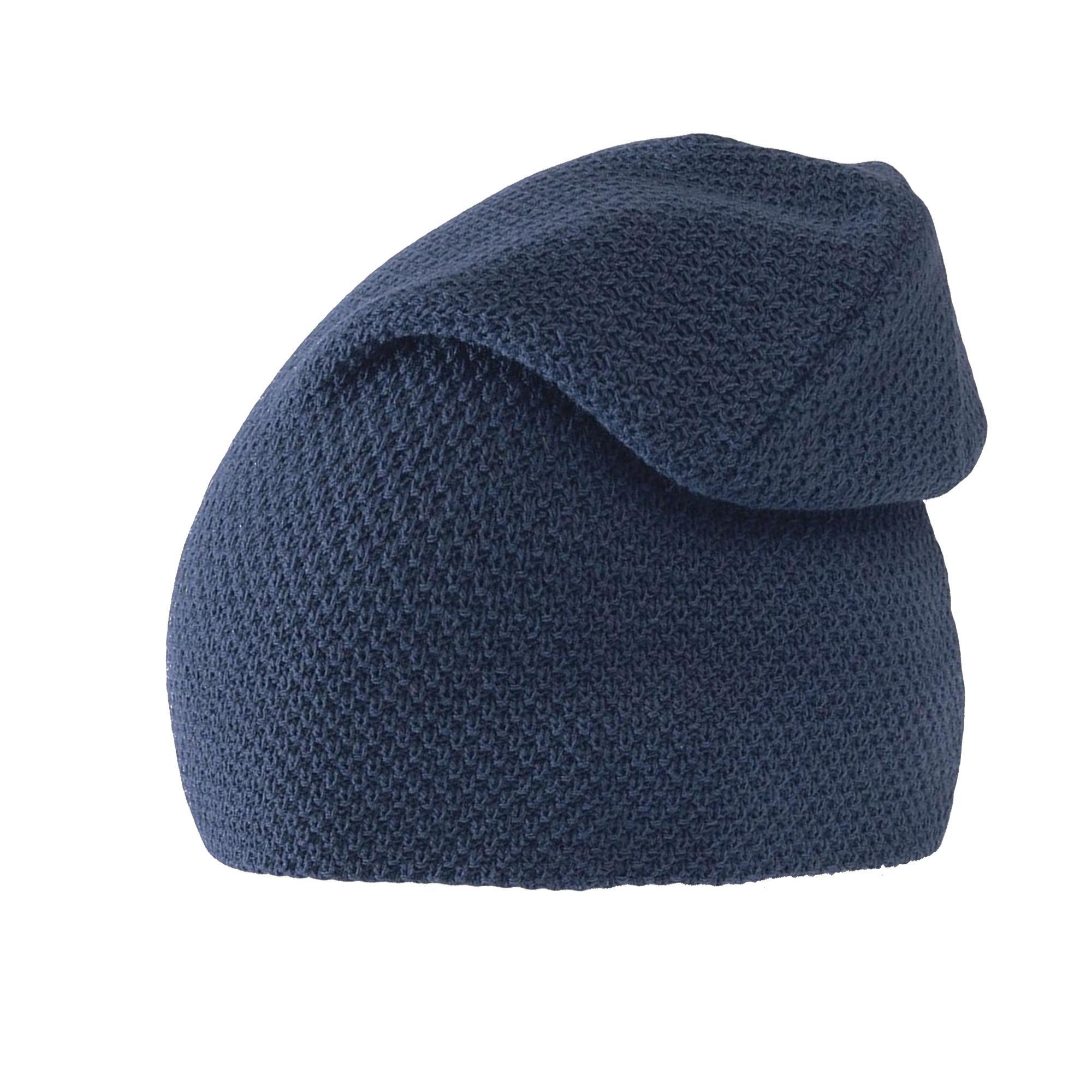 Berretto Lavorato A Maglia Tipo Nido D´ape Adulti/Unisex Atlantis Snobby Blu 2/3