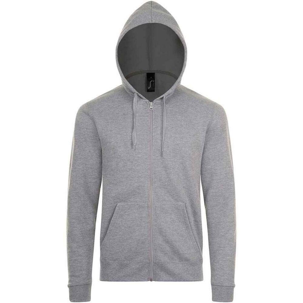 Unisex Adult Stone Hoodie (Grey Melange)