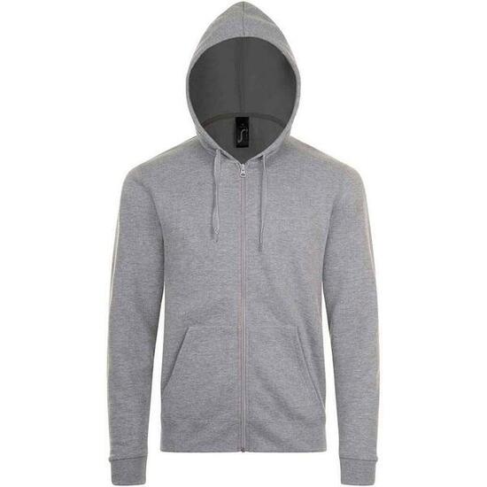 Felpa Con Cappuccio Adulto Unisex SOLS Stone Bianco
