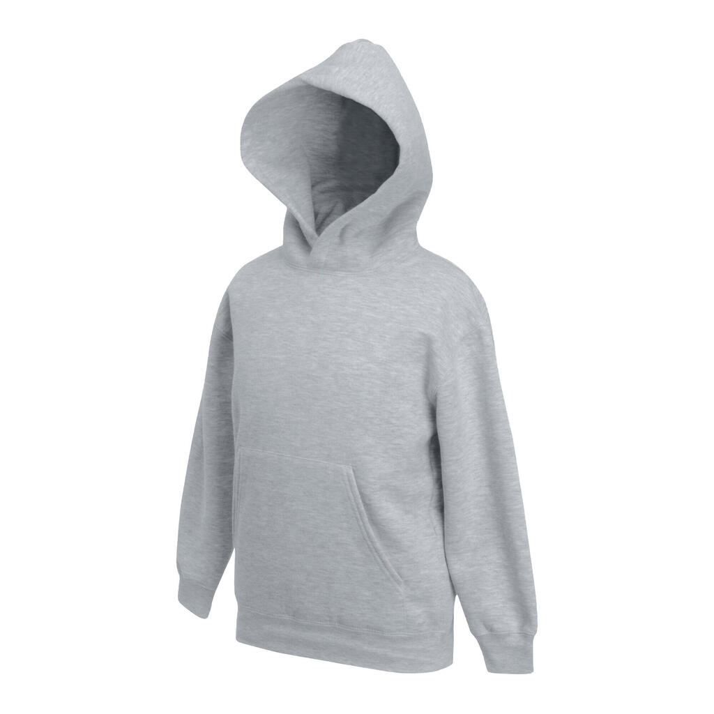Childrens/Kids Premium Plain Hoodie (Heather Grey)
