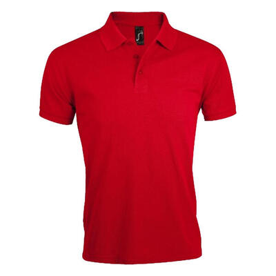 Heren prime poloshirt (wit)