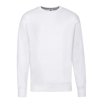 Uniseks lichtgewicht sweatshirt met inzet voor volwassenen (rood)