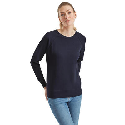Felpa Leggera Raglan Donna Fruit Of The Loom Bianco