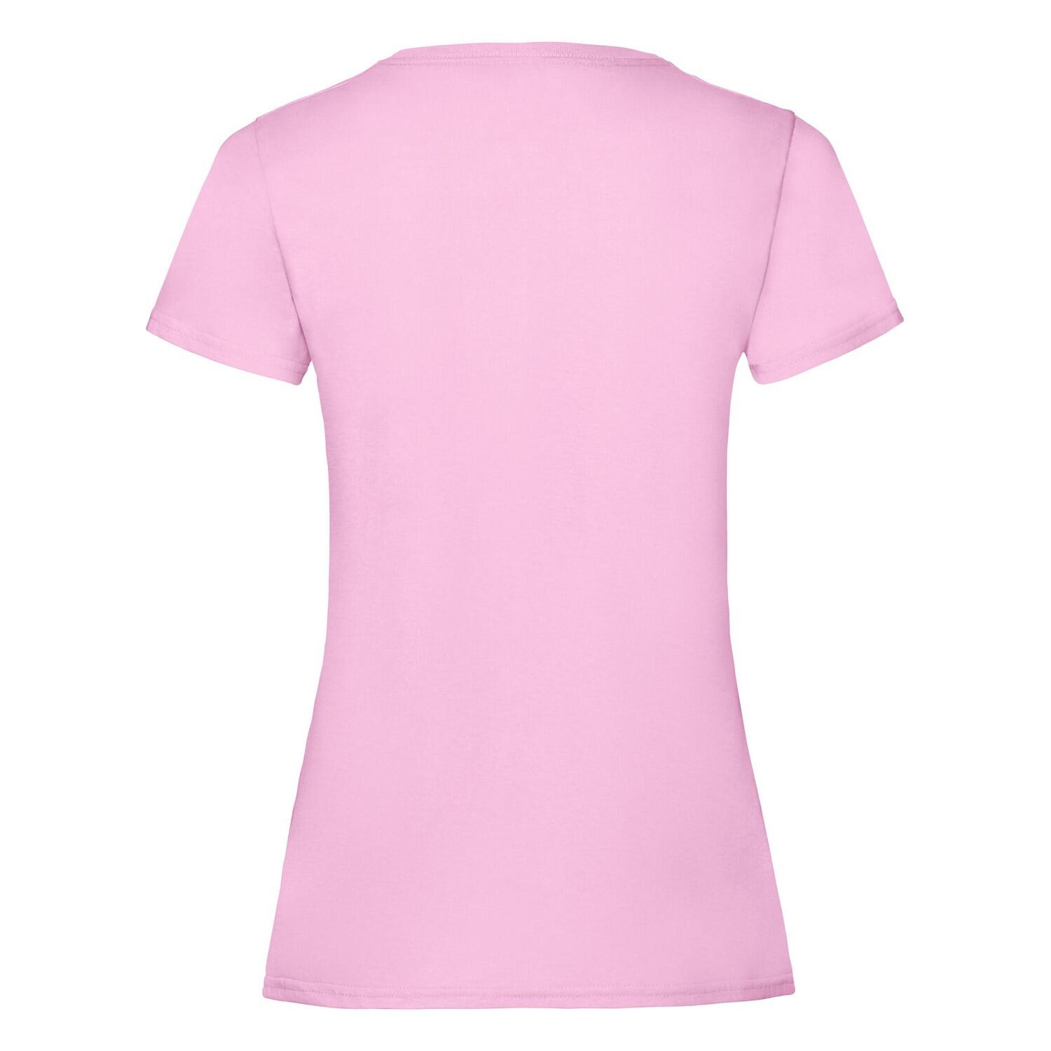 Tshirt VALUEWEIGHT Femme (Rose Clair) 2/3
