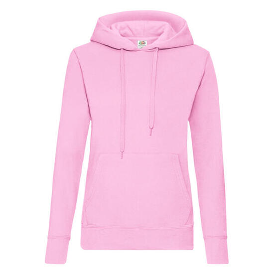 Sweat À Capuche CLASSIC Femme (Rose Clair)