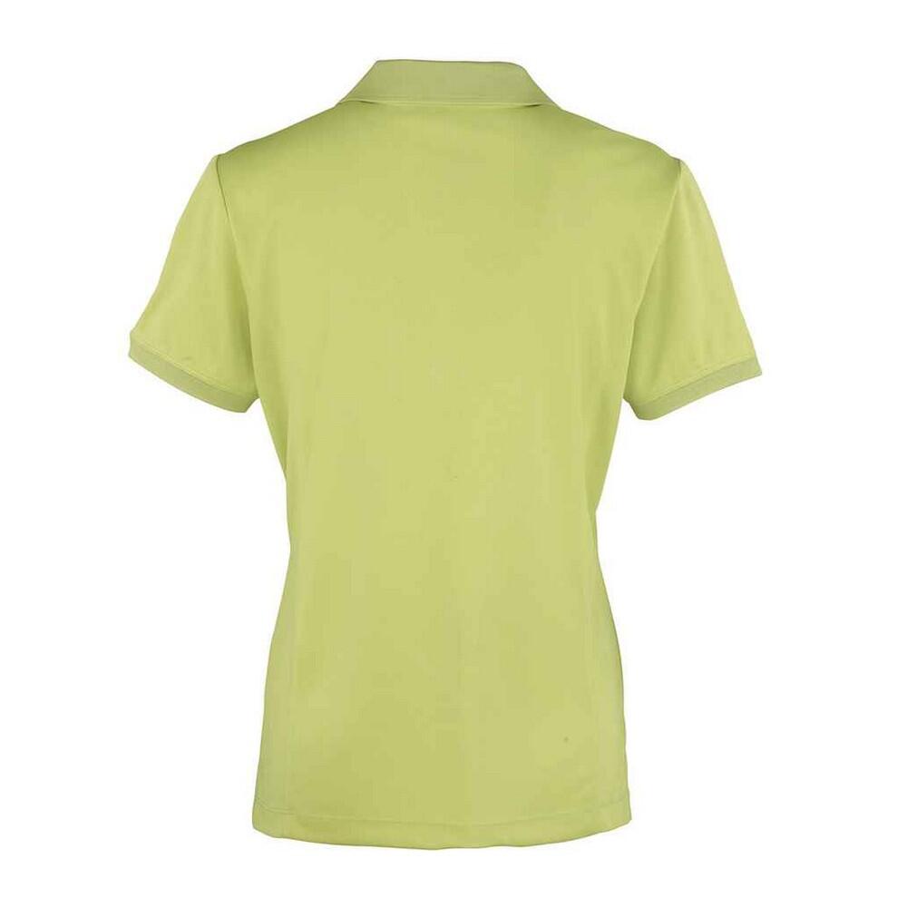 Camisola pólo Coolchecker para senhora/senhora (Lima) 2/4