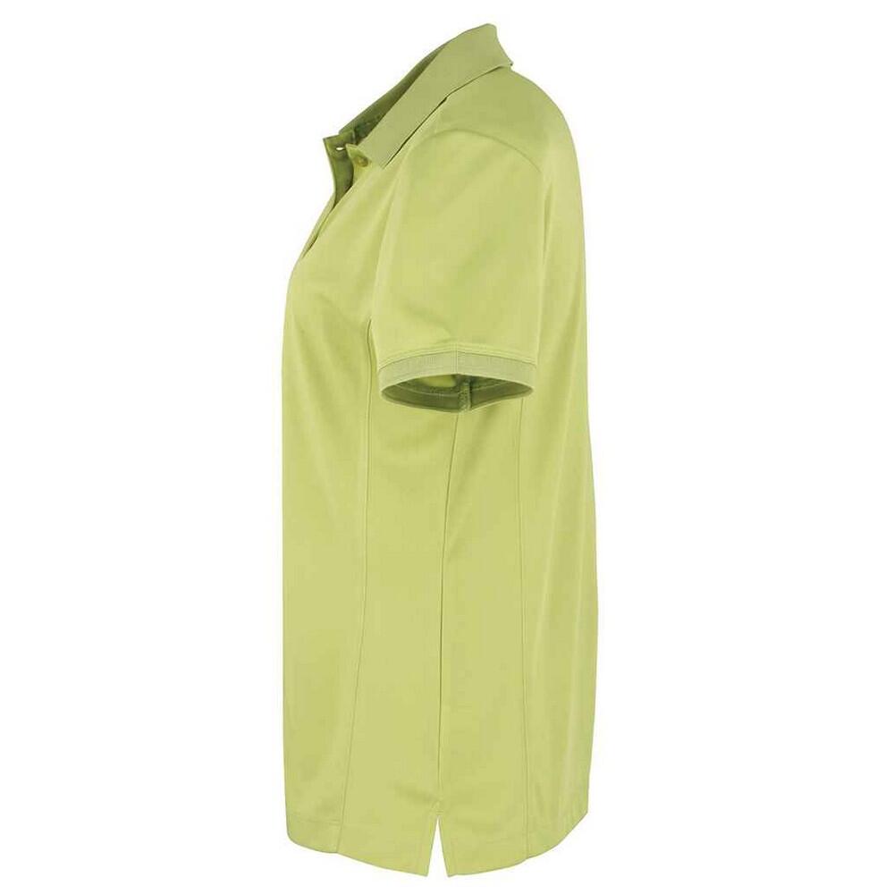 Camisola pólo Coolchecker para senhora/senhora (Lima) 3/4