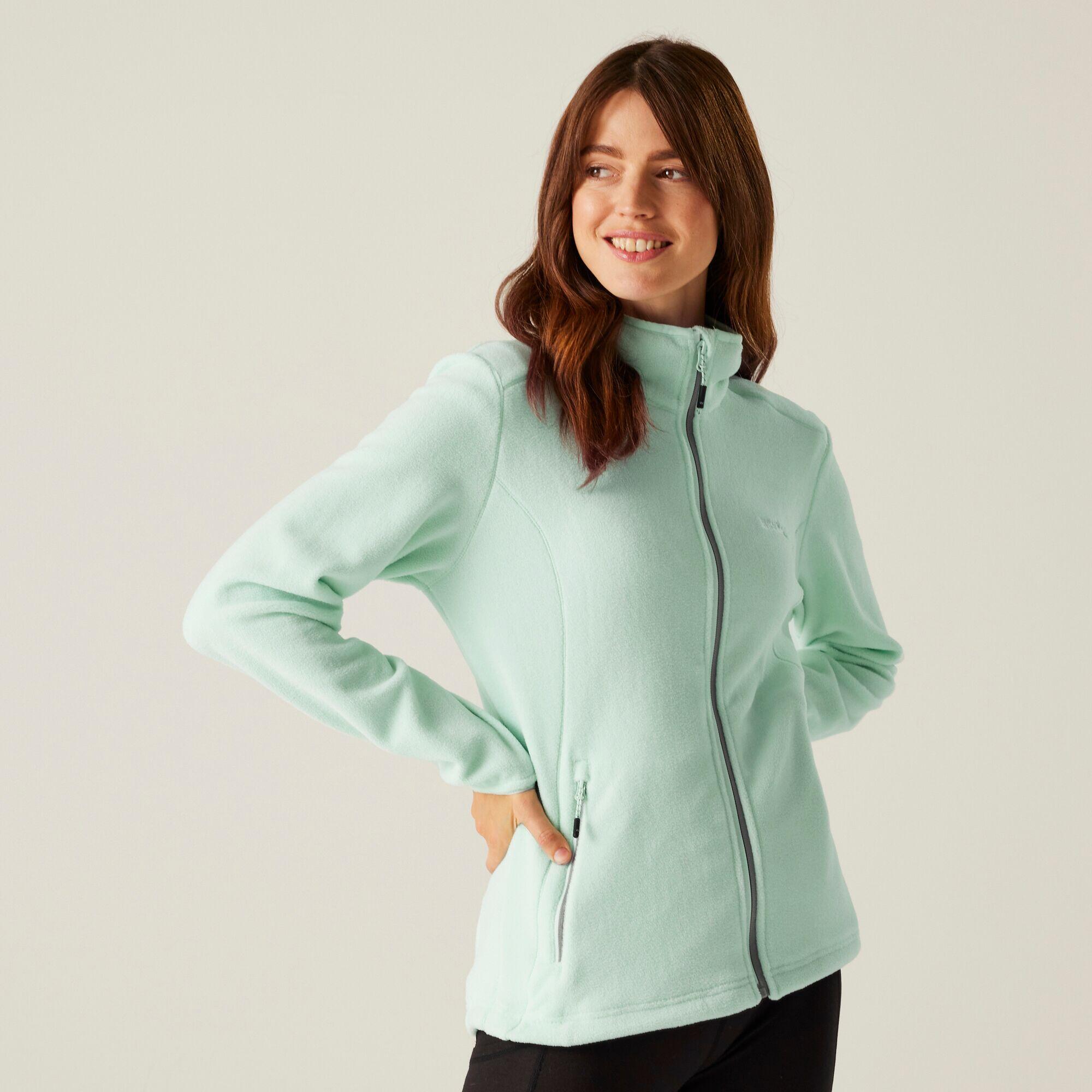 REGATTA Fleece Wandelen Dames Hoge Kraag Ritszakken Floreo Iv