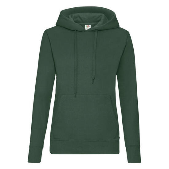 Sweat À Capuche CLASSIC Femme (Vert Bouteille)