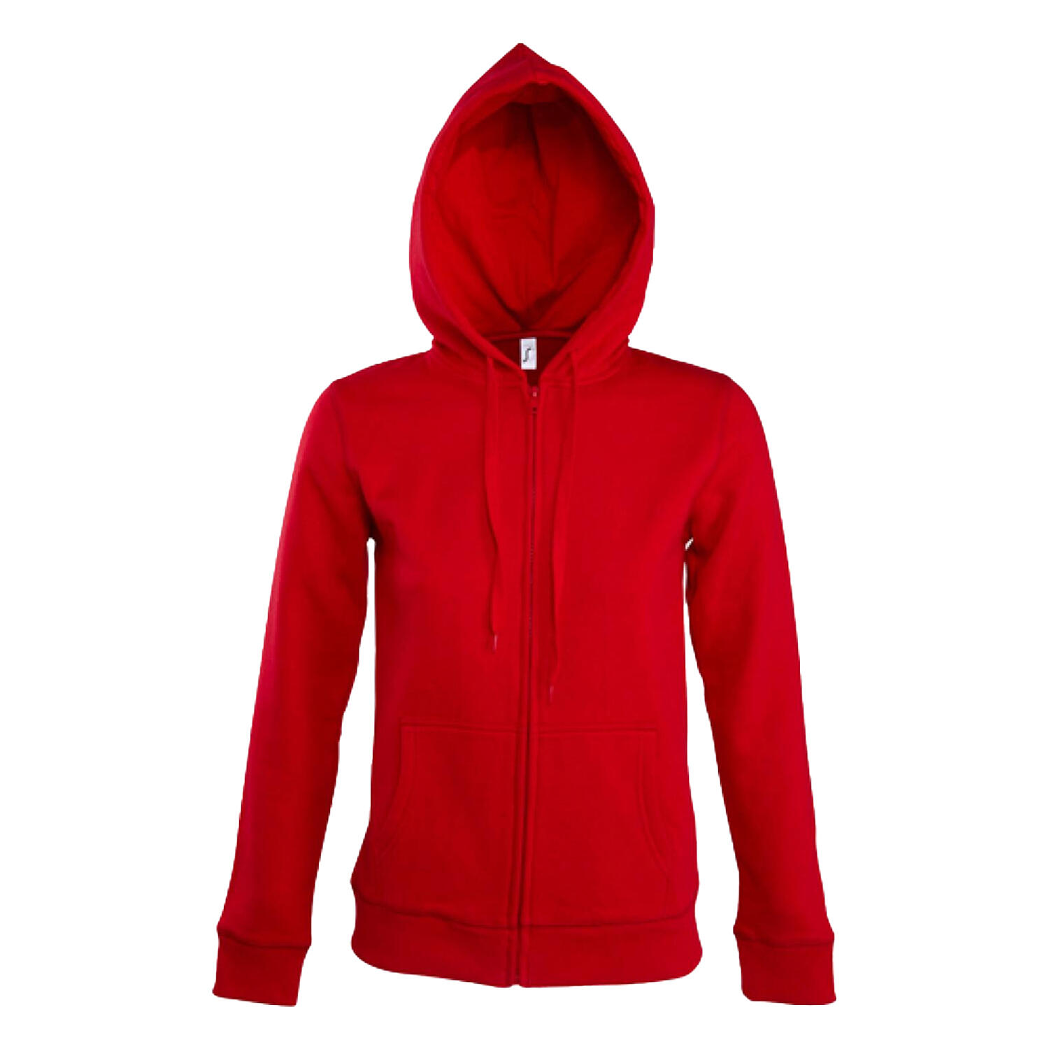 SOL'S Dames Seven Full Zip Hoodie (Rood)